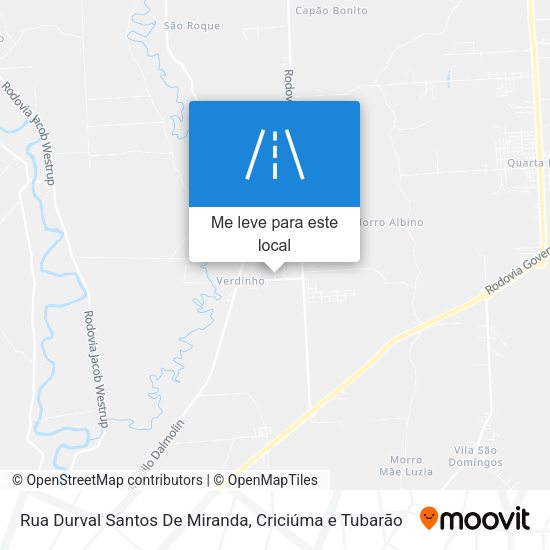 Rua Durval Santos De Miranda mapa