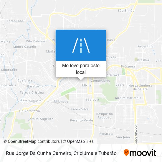 Rua Jorge Da Cunha Carneiro mapa