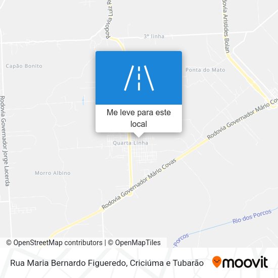 Rua Maria Bernardo Figueredo mapa