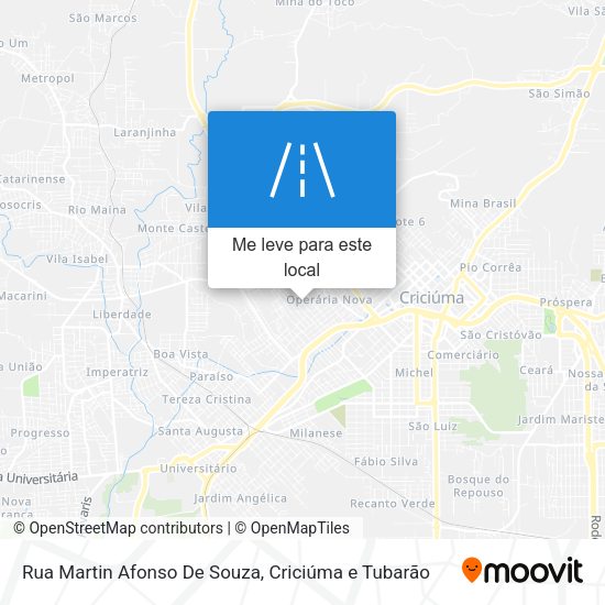 Rua Martin Afonso De Souza mapa