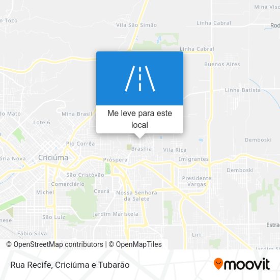 Rua Recife mapa