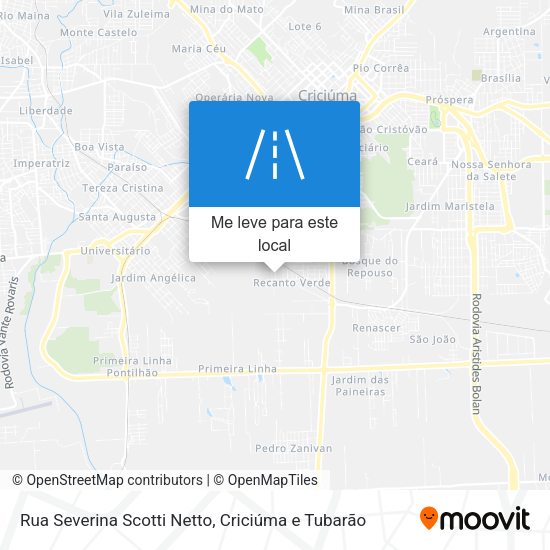 Rua Severina Scotti Netto mapa