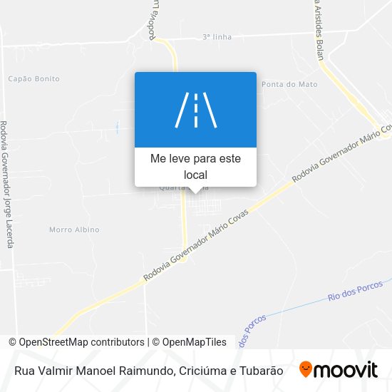 Rua Valmir Manoel Raimundo mapa