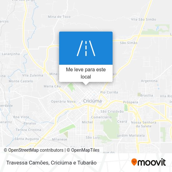 Travessa Camões mapa