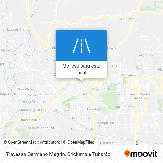 Travessa Germano Magrin mapa