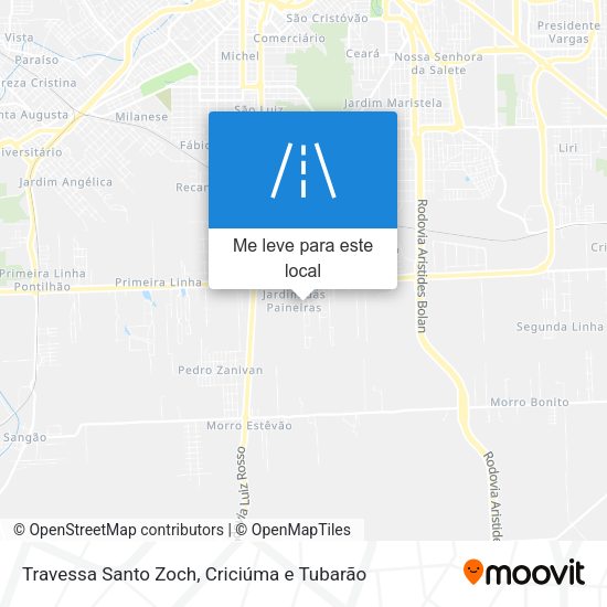 Travessa Santo Zoch mapa