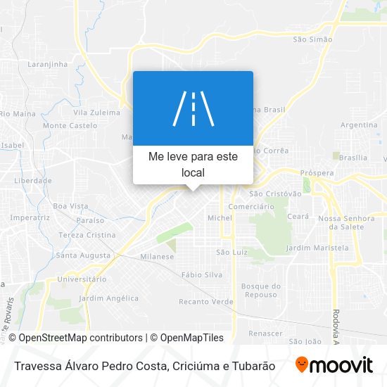 Travessa Álvaro Pedro Costa mapa