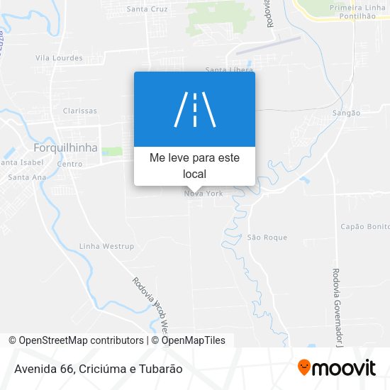 Avenida 66 mapa