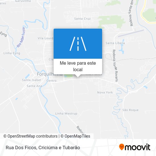 Rua Dos Ficos mapa