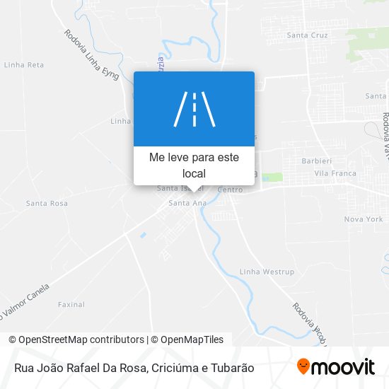 Rua João Rafael Da Rosa mapa