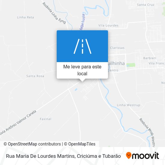 Rua Maria De Lourdes Martins mapa