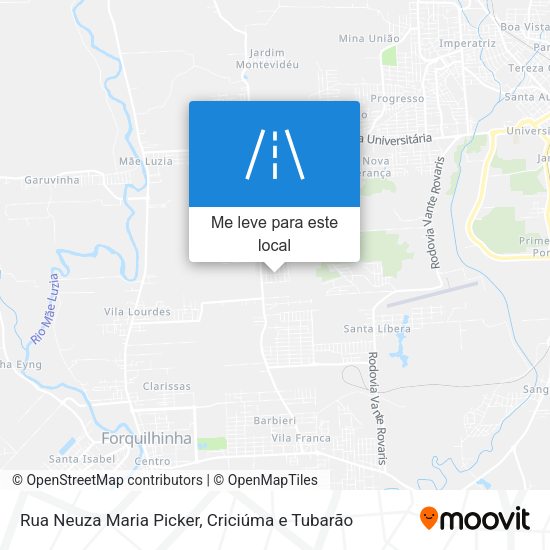 Rua Neuza Maria Picker mapa