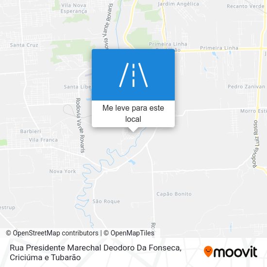 Rua Presidente Marechal Deodoro Da Fonseca mapa