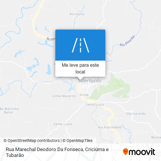 Rua Marechal Deodoro Da Fonseca mapa