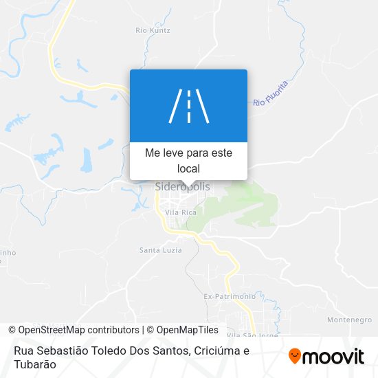 Rua Sebastião Toledo Dos Santos mapa