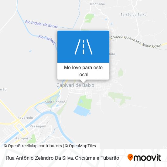 Rua Antônio Zelindro Da Silva mapa