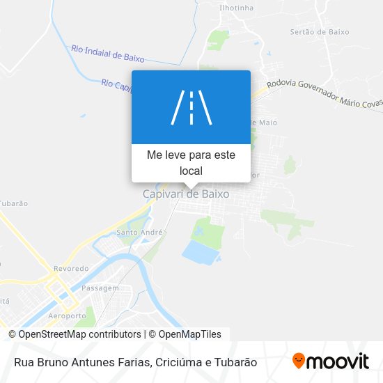 Rua Bruno Antunes Farias mapa