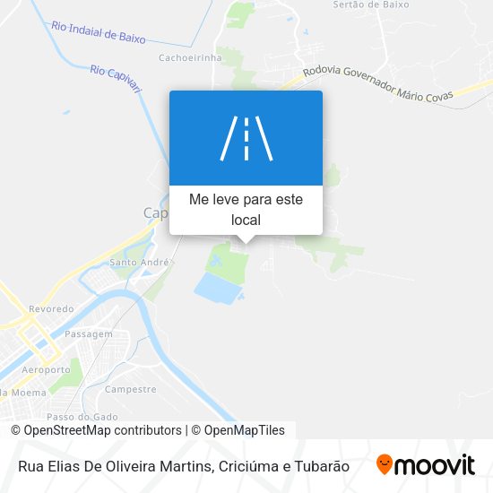 Rua Elias De Oliveira Martins mapa