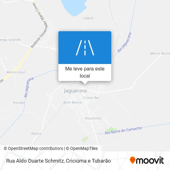 Rua Aldo Duarte Schmitz mapa