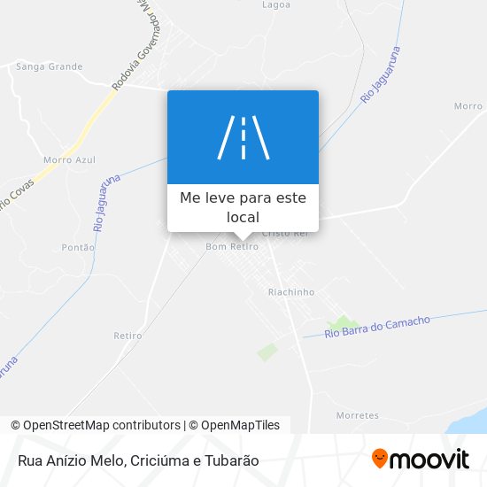 Rua Anízio Melo mapa