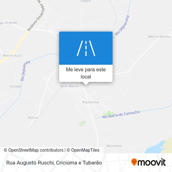 Rua Augusto Ruschi mapa