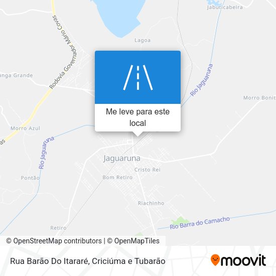 Rua Barão Do Itararé mapa