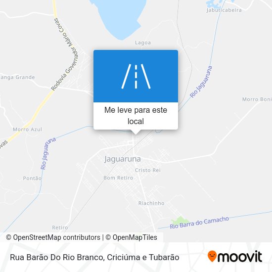 Rua Barão Do Rio Branco mapa