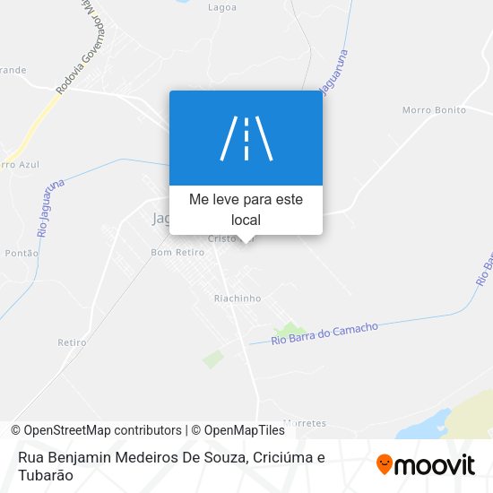 Rua Benjamin Medeiros De Souza mapa