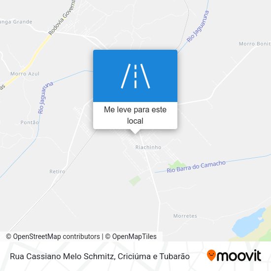 Rua Cassiano Melo Schmitz mapa
