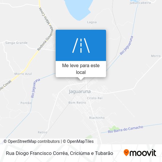 Rua Diogo Francisco Corrêa mapa