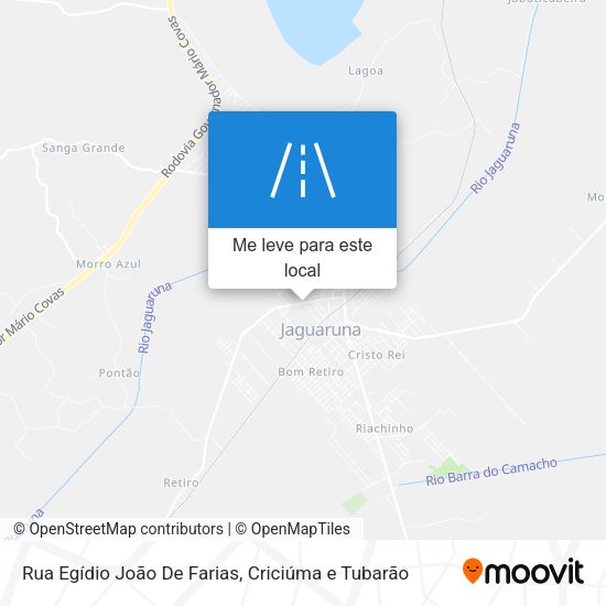 Rua Egídio João De Farias mapa