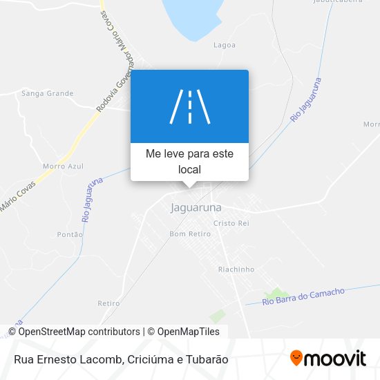 Rua Ernesto Lacomb mapa