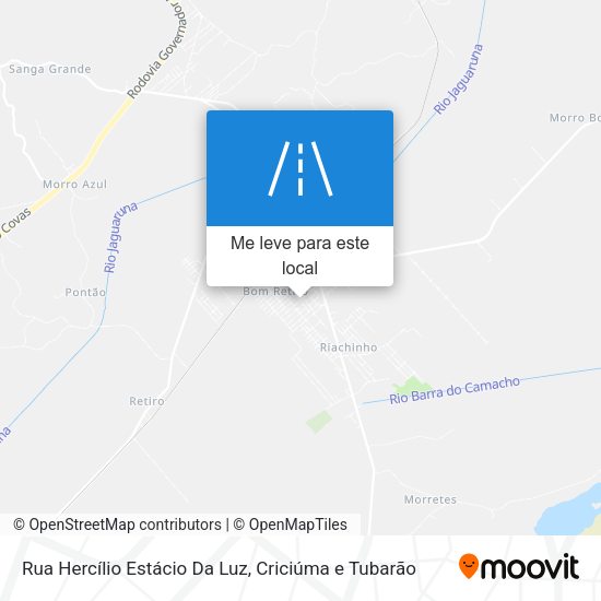 Rua Hercílio Estácio Da Luz mapa