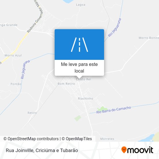 Rua Joinville mapa