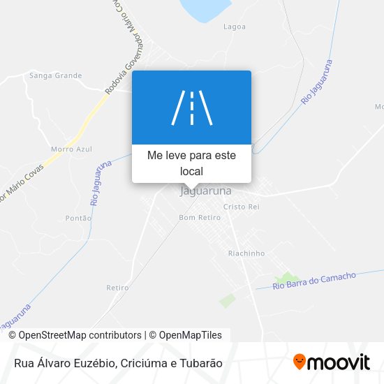 Rua Álvaro Euzébio mapa