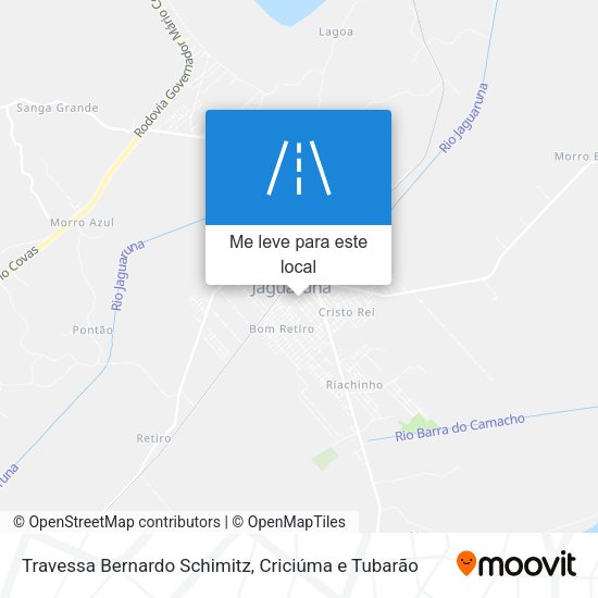 Travessa Bernardo Schimitz mapa