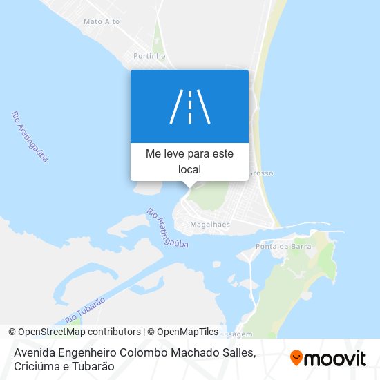 Avenida Engenheiro Colombo Machado Salles mapa