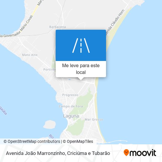 Avenida João Marronzinho mapa