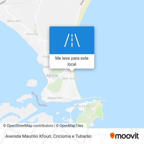 Avenida Maurilio Kfouri mapa