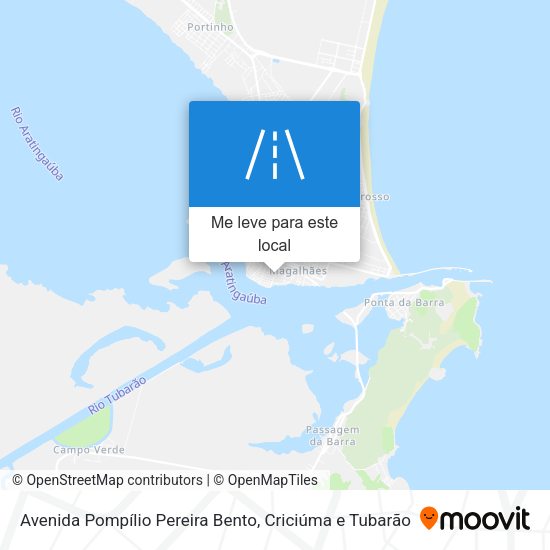 Avenida Pompílio Pereira Bento mapa
