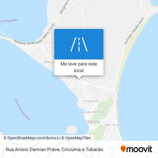 Rua Anísio Damian Préve mapa