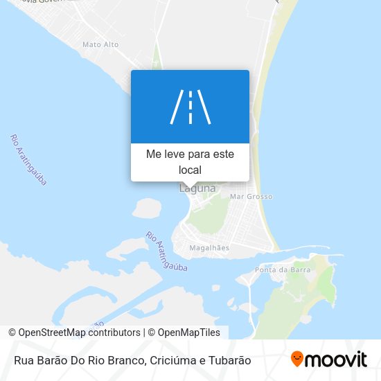 Rua Barão Do Rio Branco mapa