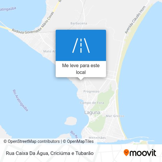 Rua Caixa Da Água mapa
