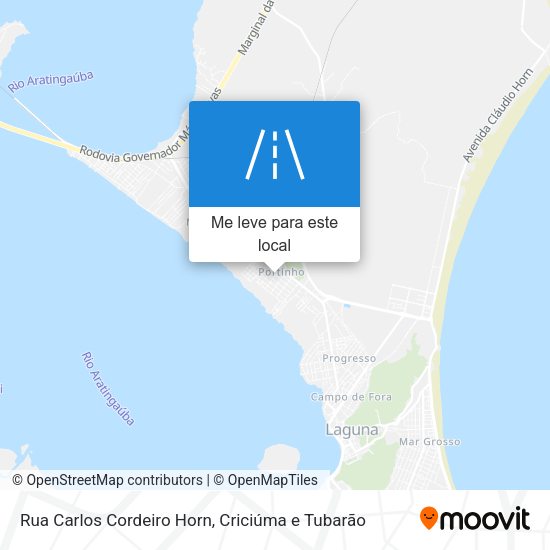 Rua Carlos Cordeiro Horn mapa