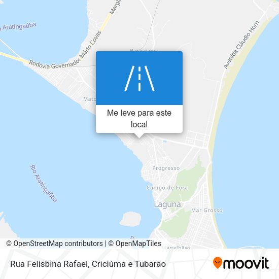 Rua Felisbina Rafael mapa