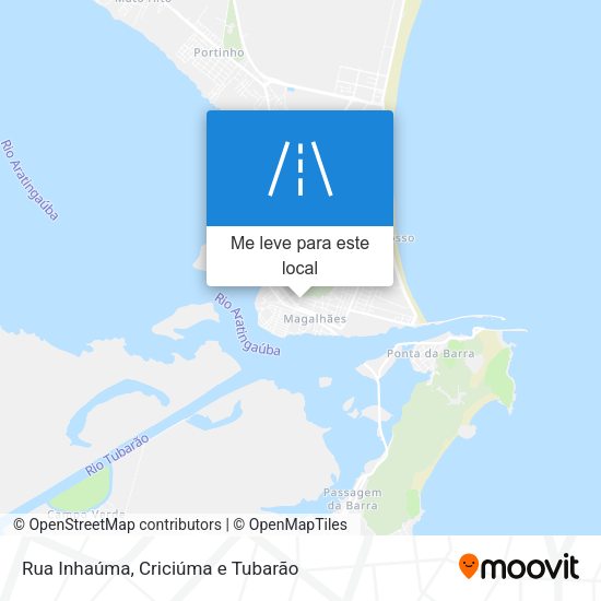 Rua Inhaúma mapa