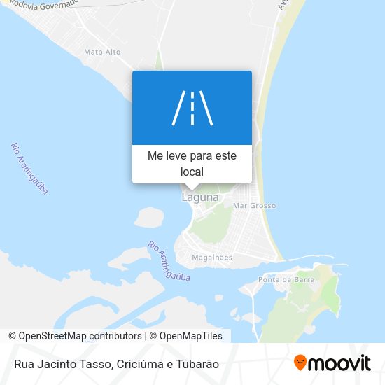Rua Jacinto Tasso mapa