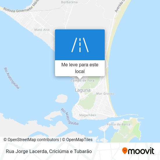 Rua Jorge Lacerda mapa