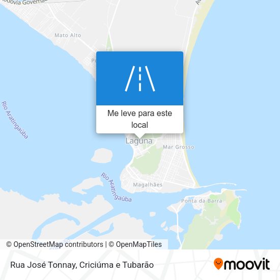 Rua José Tonnay mapa