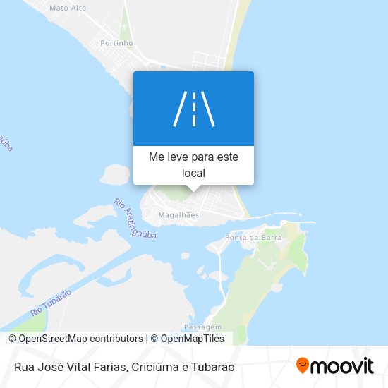 Rua José Vital Farias mapa